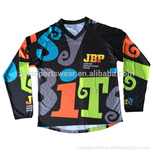 Customize sublimated motocross BMX dirt bike jersey